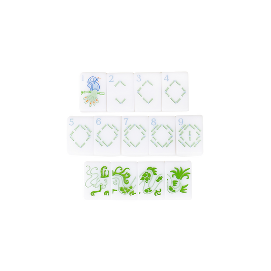 Premium Mahjong Tiles - The Original in White