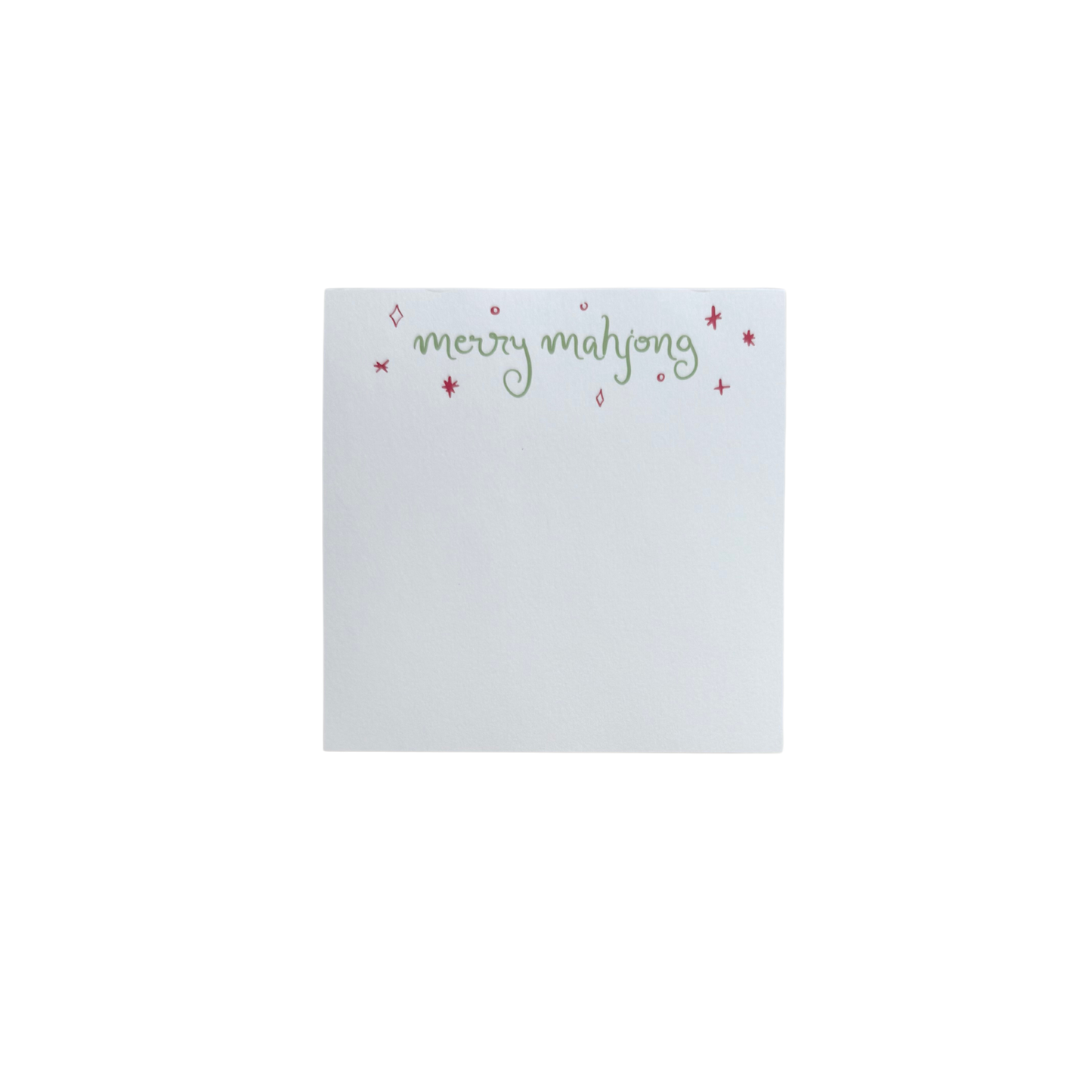 Merry Mahjong "Stars" Notepad