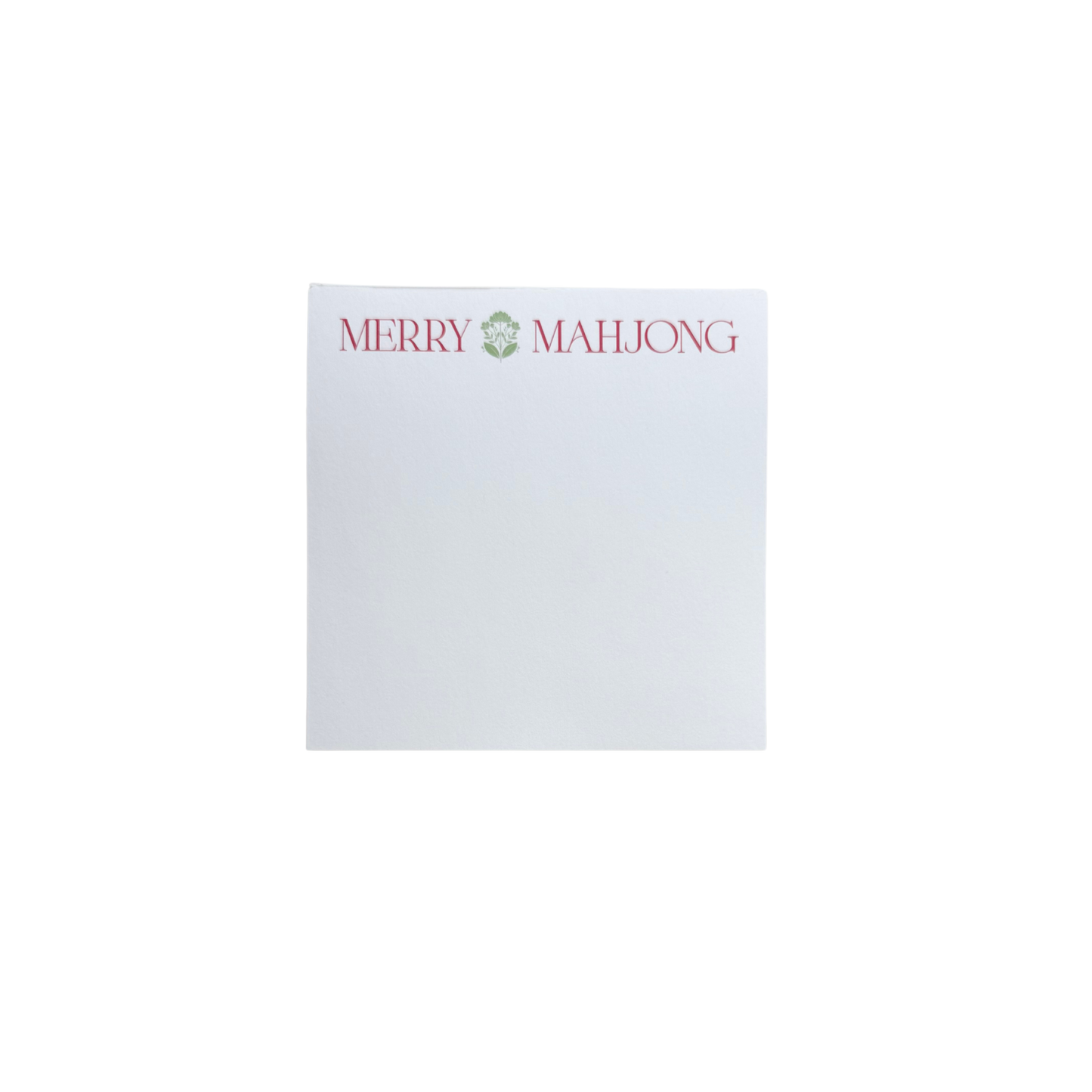 Merry Mahjong Notepad