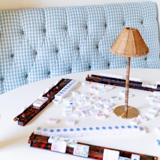 Acrylic Tortoise Shell Mahjong Racks