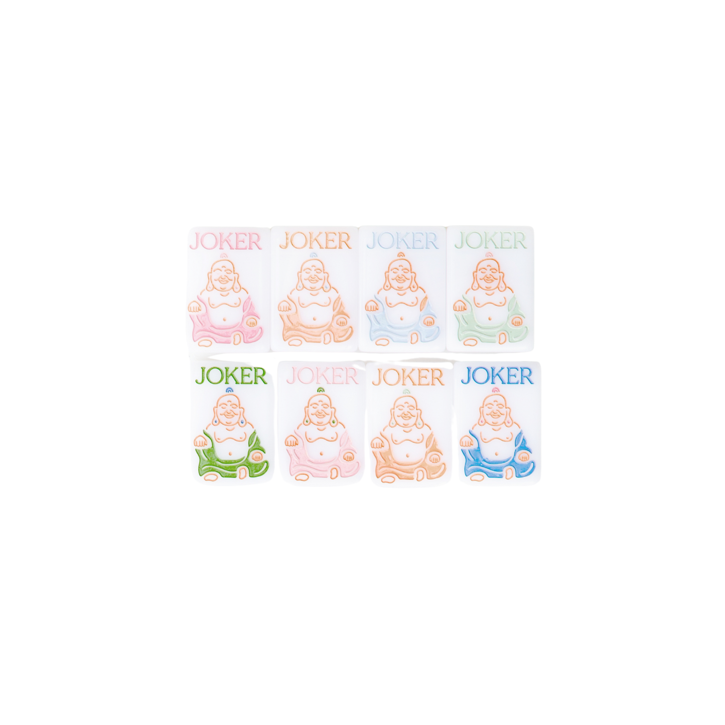 Premium Mahjong Tiles - The Original in White