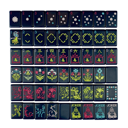 Premium Mahjong Tiles - The Original in Navy