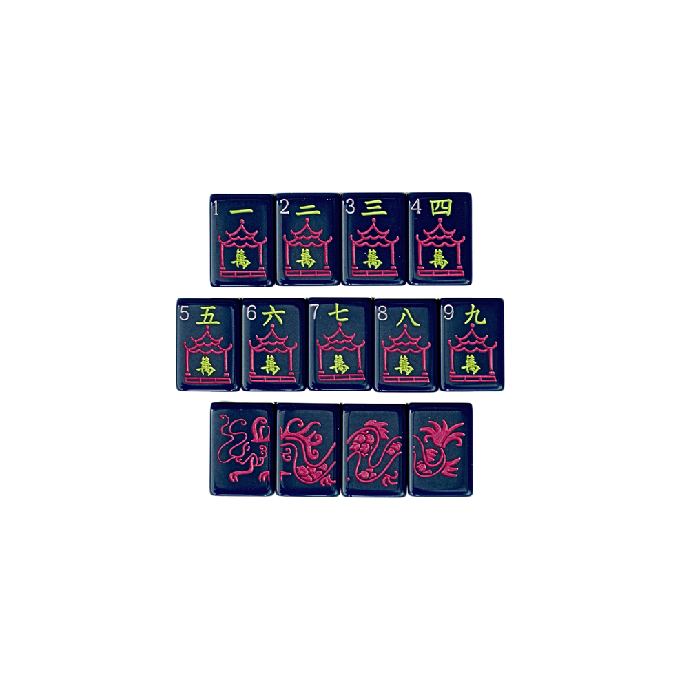 Premium Mahjong Tiles - The Original in Navy – Dear Mahjong