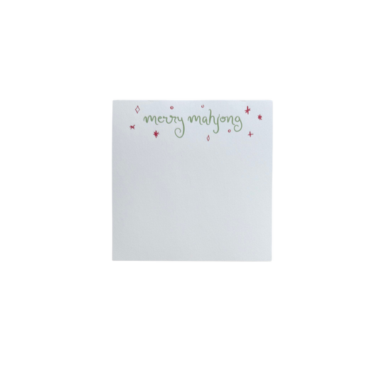 Merry Mahjong "Stars" Notepad