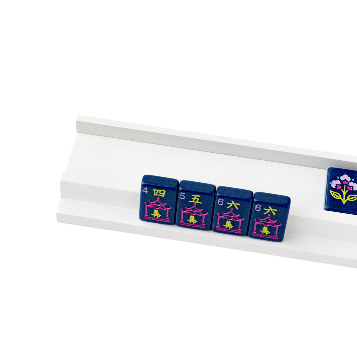 Custom Mahjong Racks Wooden Mahjong Racks in White – Dear Mahjong